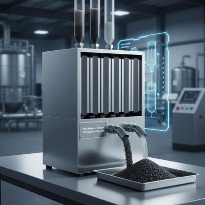 Высокомагнитный мокрый пластинчатый магнитный сепаратор, идеально подходящий для разделения и извлечения минералов в промышленных процессах