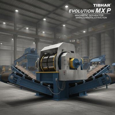 Магнитный сепаратор tibhar evolution mx p оборудование для горного сепарации и добычи полезных ископаемых в промышленных операциях