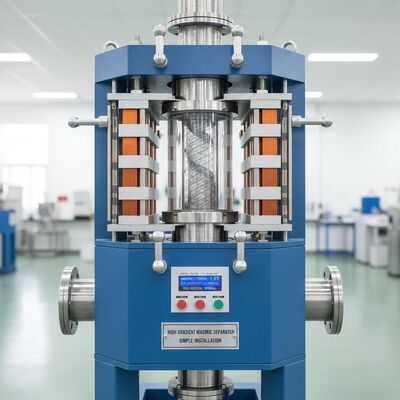 Вертикальное направление магнитного поля Высокоградиентный магнитный сепаратор с простой установкой и высокой магнитной силой для разделения