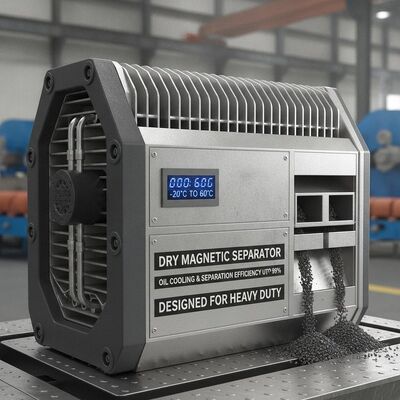 Операционная температура -20°C до 60°C Сухой магнитный сепаратор, обеспечивающий охлаждение масла и эффективность сепарации до 99%