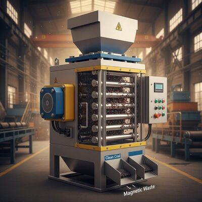 Фон магнитная интенсивность 10000-15000Гаусс магнитный экстрактор частиц предназначен для переработки угля и разделения материалов