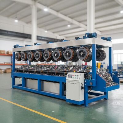 Сепаратор для отделения черных металлов от неметаллических материалов с электромагнитным сепаратором, предлагающий 44 магнита и индивидуальное напряжение для сортировки