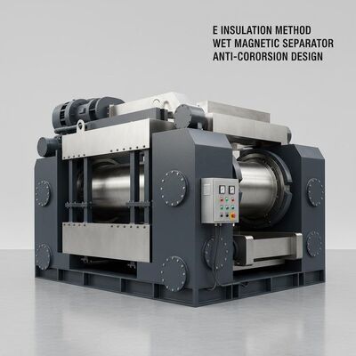 Метод изоляции E Влажный магнитный сепаратор из нержавеющей стали или углеродистой стали с антикоррозийным покрытием, предназначенный для сепарации